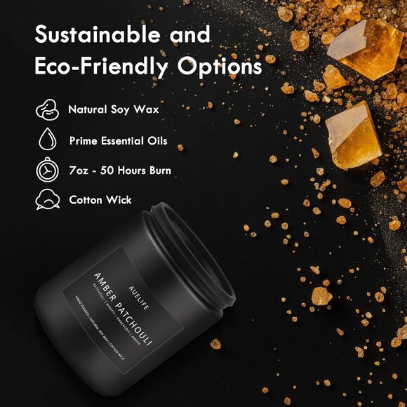 Scented Candles Set | Gifts for Men - 4 Pack Men Candle Set, Masculine Candle, S - Picture 3 of 8